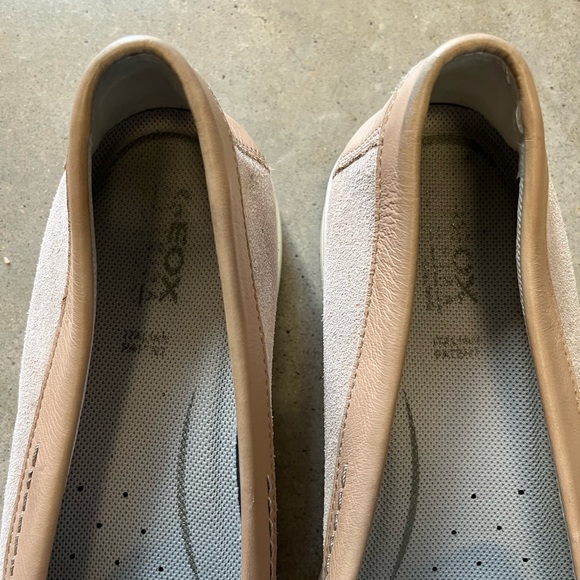 GEOX leather loafers Womens tan size 8.5 - Picture 3 of 6